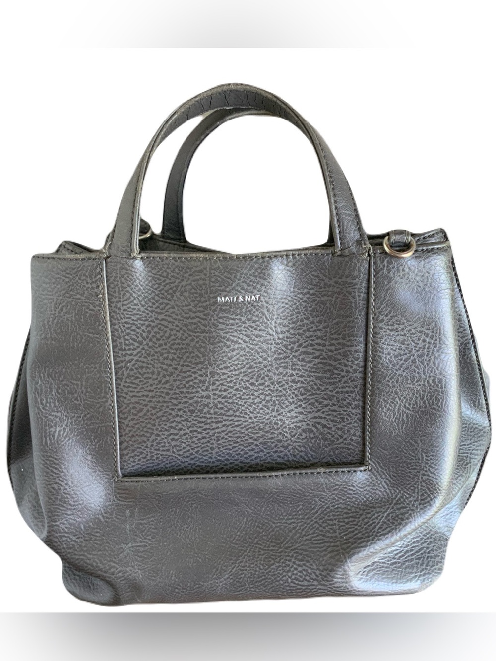 Matt & Nat Gray Fleury Vegan Leather Tote Bag